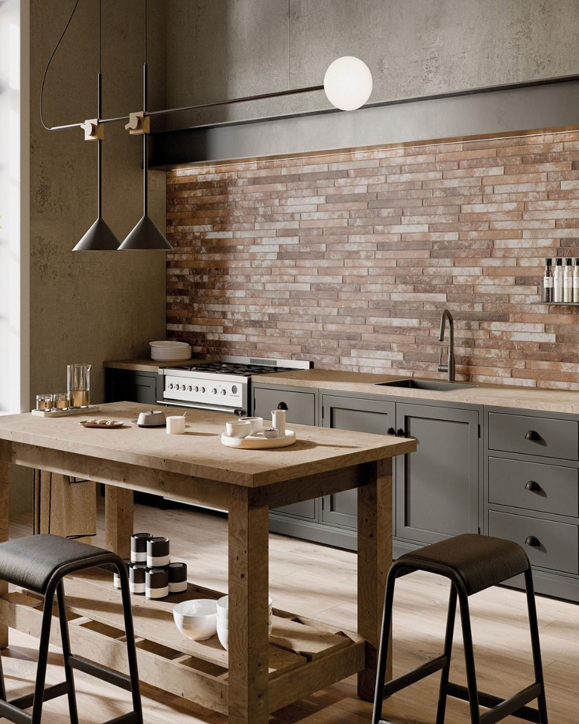 Brick Look Porcelain tiles 