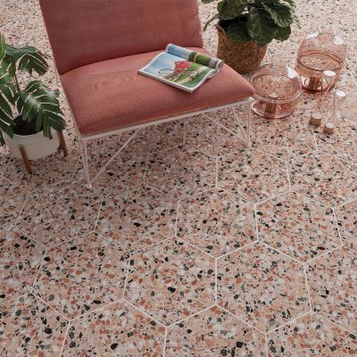 Terrazzo Earth (Pink) 32x36.8cm
