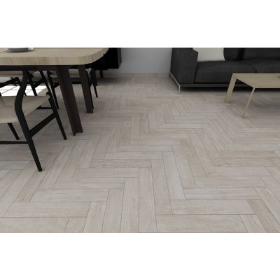 Beziers Almond Herringbone 10 x 49cm