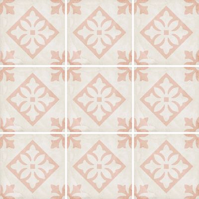 Art Nouveau Padua Pink 20 x 20cm