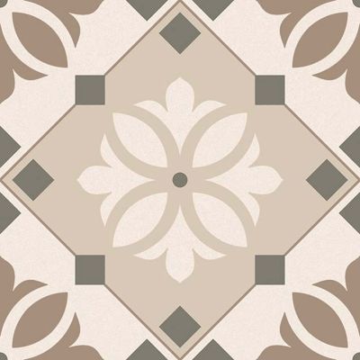Beige Hidra Pattern 22.5 x 22.5cm