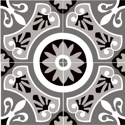 Brindisi Gris Pattern Tile 22.5x22.5cm
