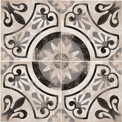 Cagliari Gris Pattern Tile 22.5 x 22.5cm
