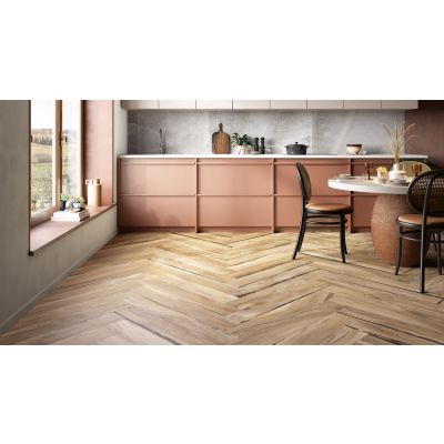 Sherwood Oak Herringbone 7.5x45cm