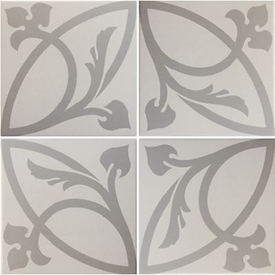 Caprice Liberty White Pattern 20x20cm *3.6y2 / 3m2 END LOT CLEARANCE2*