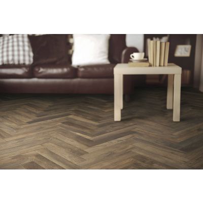 Living Noce Wood Effect Herringbone 