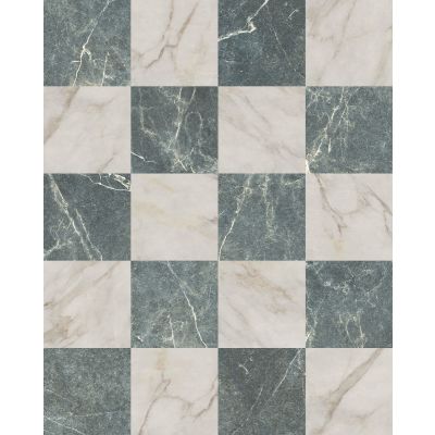 Livingstone Gold & Francia Verde Chequered 30x30cm