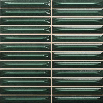 Nairobi Arrow Green 20x20cm Kit Kat Tile
