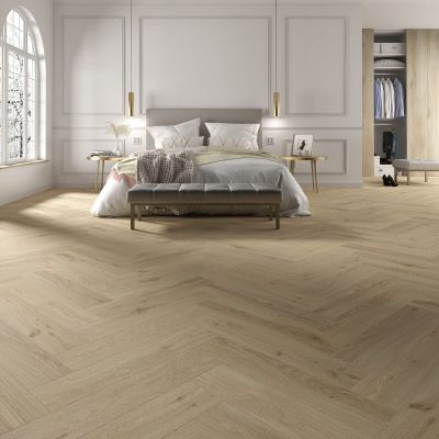 Le Harve Oak Herringbone Laminate 12mm  All Over Water Resistant