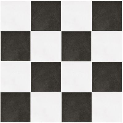 Quilt Black & White Chequered 20x20cm