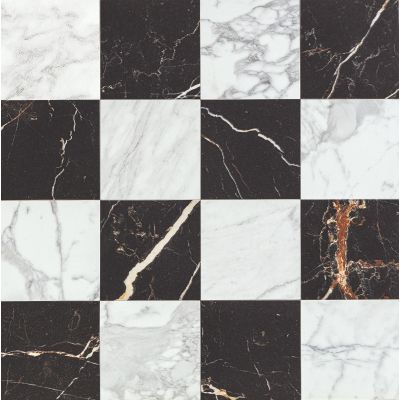 Reve Noir & Blanco Chequered 30x30cm