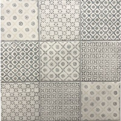 Vestige Spring Cool Grey (mixed patterns) 13.2 x 13.2cm *2.63y2 / 2.19m2 END LOT CLEARANCE*