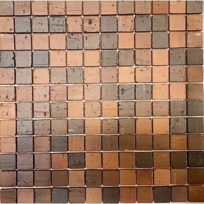 Terracotta Washed Stone Mosaic 30 x 30cm