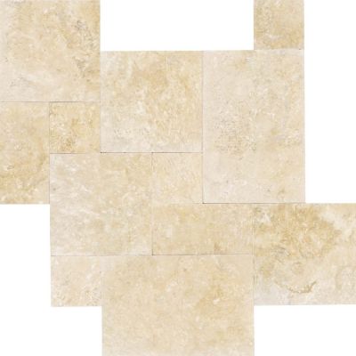 Light Travertine Versailles Pattern