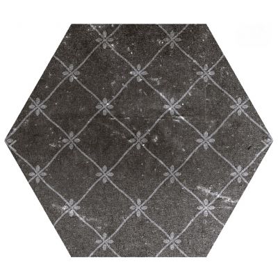 Wembley Hex Antracita (Pattern) 22.5 x 25.9cm